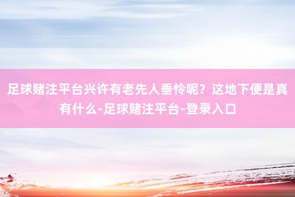 足球赌注平台兴许有老先人垂怜呢？这地下便是真有什么-足球赌注平台-登录入口